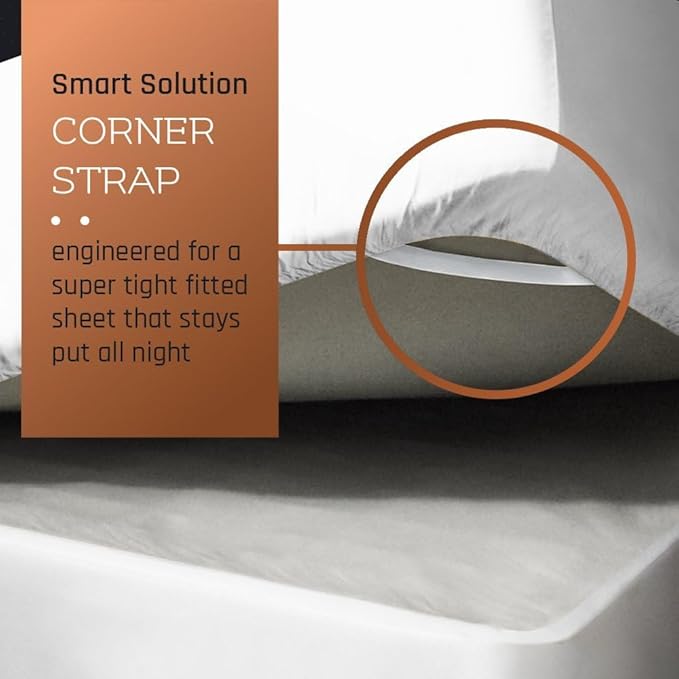 Empyrean 2 Pack King Fitted Sheets - Deep Pocket, Fits 14-16 Inch Mattress, Ultra Soft Microfiber, Fade & Wrinkle Resistant, Shrinkproof, Durable Sheets, White