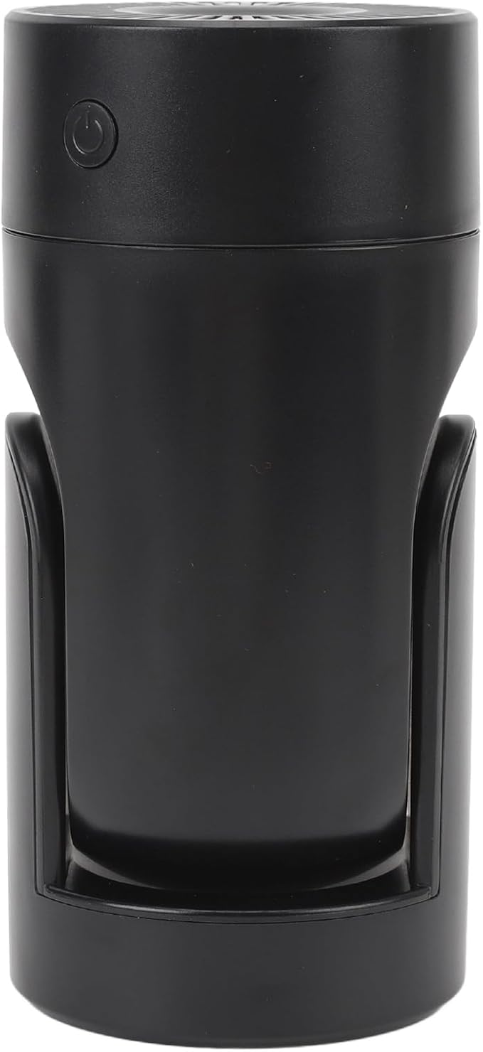 Acouto Portable USB Humidifier, Single Room, Black, Quiet Cool Mist, 360 Degree Rotation, Car Humidifier