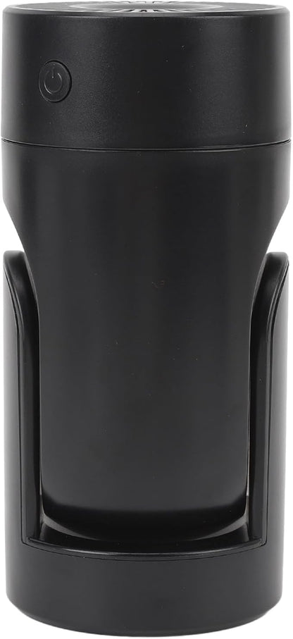 Acouto Portable USB Humidifier, Single Room, Black, Quiet Cool Mist, 360 Degree Rotation, Car Humidifier