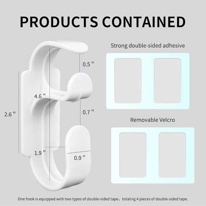 2PCS CPAP Hose Holder for Apnea Sleep Machine, Compatible with Resmed Airfit F40/Bipap/Evora Full Face Mask & Tube, Anti-Unhook, Avoid C-Pap Hose Tangle Portable Travel, Cleaner&Sanitizing Supplies
