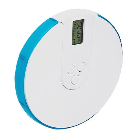 Pill Dispenser With Alarm: Smart Pill Dispenser Reminder, Automatic Pill Dispenser Elderly, Pill Box With Alarm, Up To 4 Alarms Day, T Organizer