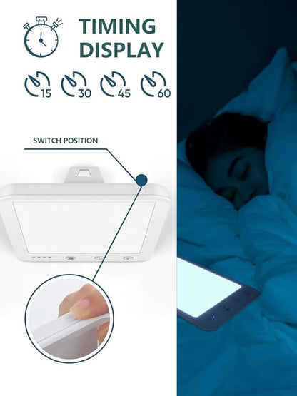 Light Lamp, Portable Full Spectrum LED Light Sunlight Personal Daylight with 3 Adjustable Color＆Stepless Brightness Levels, Timer＆Memory Function for Home Office Winter
