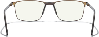 MERRY'S Fashion Blue Light Blocking Glasses - Reading Glasses Metal Frame Spring Hinge Readers for Men Eyeglasses