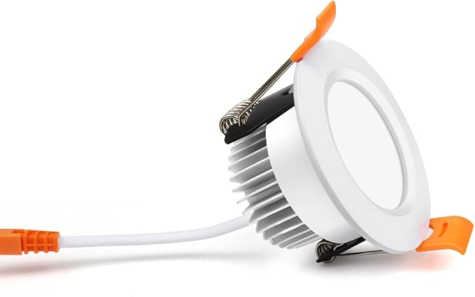 YGS-Tech 3 Inch LED Recessed Lighting, Dimmable Downlight 5W(40W Halogen Equivalent), CRI80, 5000K Daylight White, Ceiling Light with LED Driver(1 Pack)