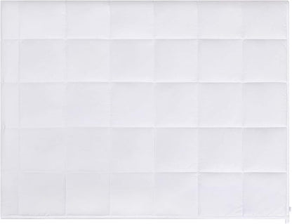 TONGDADA California King Size Weighted Blanket | 90''x108'',40lbs | Perfect for Couples,Designed for Heavy Weight Enthusiasts | Premium Cotton Material with Glass Beads | White