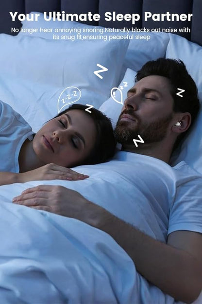 Sleep Earbuds, 5.4 Bluetooth Noise Cancelling Headphones for Sleeping, Ultra Thin Side Sleeper Proof Wireless Earphones with 60H Playback, HD Mic, Touch Control for Home Office Travel-Grey