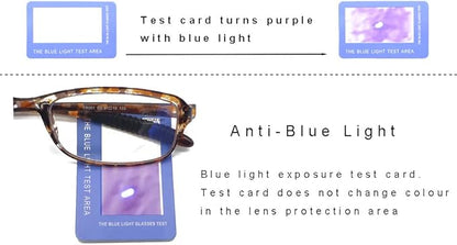 Computer Blue Light Blocking Reading Glasses(Flexible and Lightweight) UV Protection Readers Anti Eyestrain for Women Men (4 Tortoise, 3.25, multiplier_x)