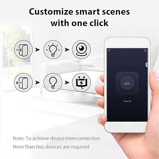 Smart Plugs, Smart Plug 4 Packs, Smart Plugs That Compatible with TY APP Remote Control, 10A Smart Outlet with WiFi Remote Control & Timer Function, 2.4GHz Wi-Fi Only, Voice Control - 4 Packs