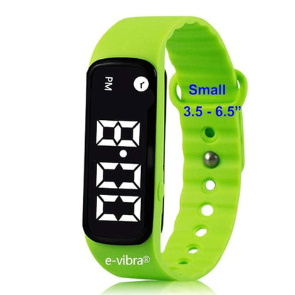 Potty Training Watch - Silent Vibrating Alarm Watch Pill Reminder Wristband with Countdown Timer (Green - Small)
