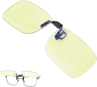 PSI Premium Blue Light Blocking Clip On Prescription Glasses, Relief Eye and good for sleep