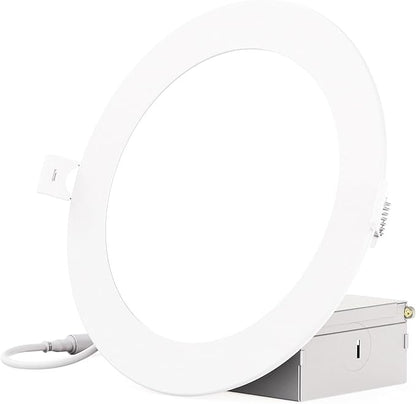 INFIBRITE 6 Inch 2700K Soft White 12W 1050LM Thin LED Ceiling Light Kit, Dimmable, Wet Rated