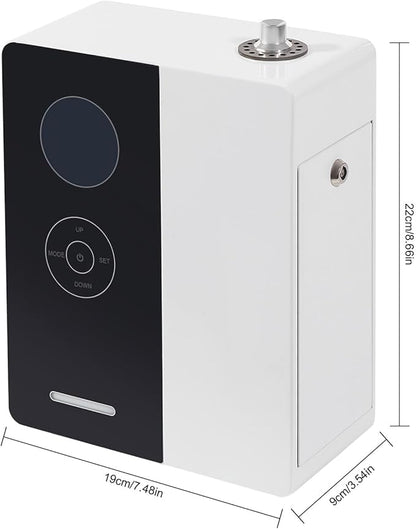 Smart Scent Air Machine Essential Oil Diffuser Scent Machine Smart Aroma Air Atomizer for Large Rooms, Hotels, spas, Offices 200ml (Black+White)