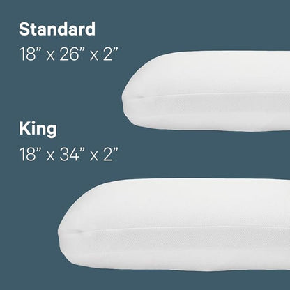 Casper Sleep Essential Cooling Foam Pillow, Standard Size – Firm Memory Foam with Cooling Cover, Supports Side Sleepers, Breathable & Pressure-Relieving