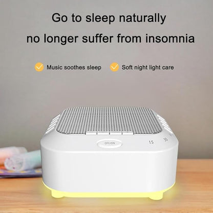 Ora Solfeggio Frequencies Sound Machine - 28 Soothing Sounds with Ambient Night Light | Up to 12H Battery Life, 30/60/90Min Auto-Off Timer | for Meditation, Relaxation, Travel & Stress Relief