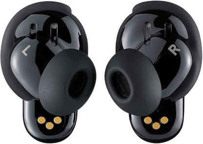 Bose QuietComfort Ultra Earbuds (2nd Gen) - Wireless Noise Cancelling Earbuds with Mic, Immersive Audio, USB-C Charging, Up to 6 Hours Battery, IPX4 Rating, Black