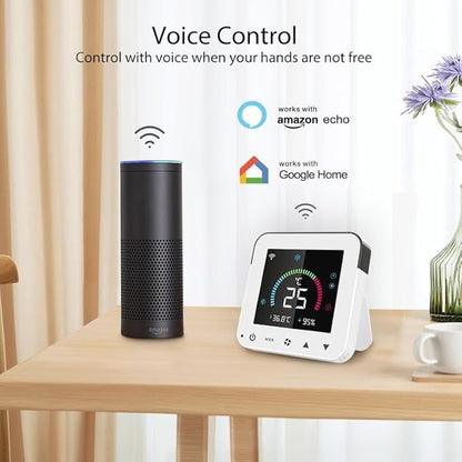 Smart Air Conditioner Controller, WenzhiIoT WiFi Thermostat for Mini-Split,Window,Portable AC&Heat Pumps Tuya Smart Life Wireless Remote Compatible with Alexa Google Home