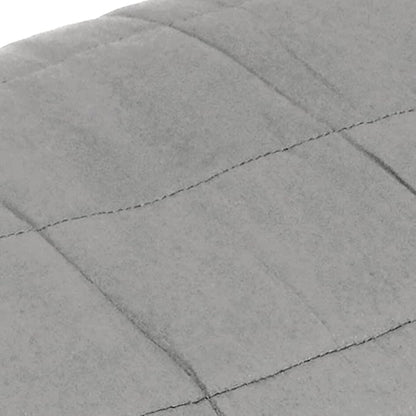 Gray Weighted Blanket King Size 86.6 x 94.5 Inches, Heavy Cotton Polyester with Glass Beads for Adults, Anxiety Relief and Deep Sleep, Hypoallergenic Breathable Bedding