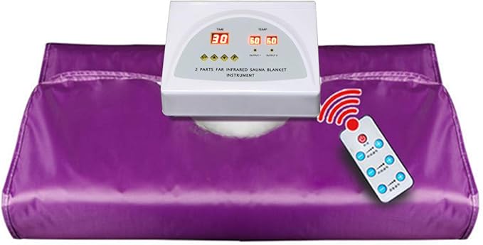 Elitzia Body Shaper Weight Loss Sauna Thermal Heating Blanket 8 Types Options ETPQ016 (Purple Smart Type)
