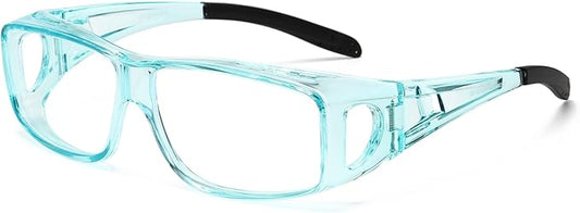 Fit Over Glasses Blue Light Blocking and Night Vision Driving Glasses for Men Women Wrap Around Goggles Eyewear PT2006