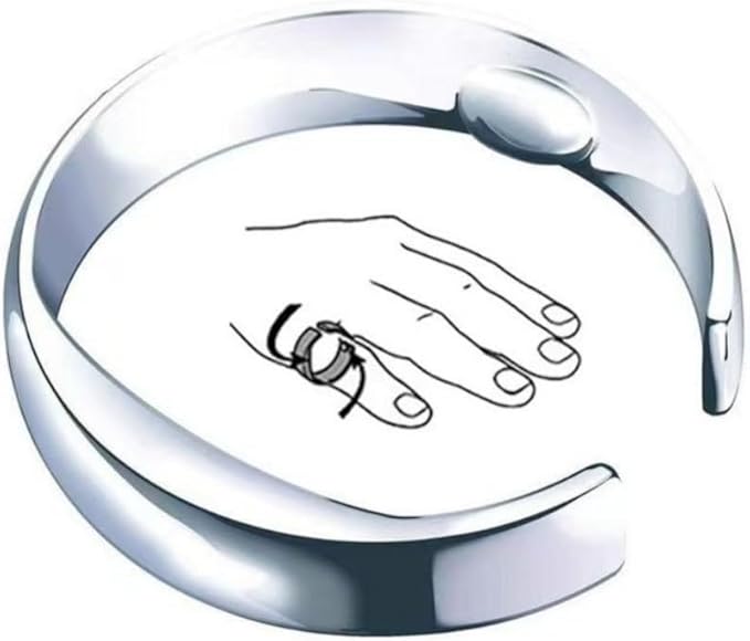 LIYYA Itchoate Anti Snore Ring Magnetic Therapy Acupressure Treatment Against Snoring Device Snore Stopper Finger Ring Sleeping Aid DH10.11 (Size : Full Sizes)