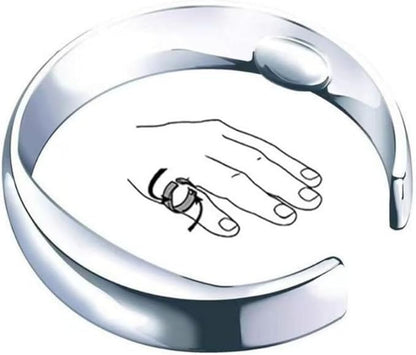 LIYYA Itchoate Anti Snore Ring Magnetic Therapy Acupressure Treatment Against Snoring Device Snore Stopper Finger Ring Sleeping Aid DH10.11 (Size : Full Sizes)