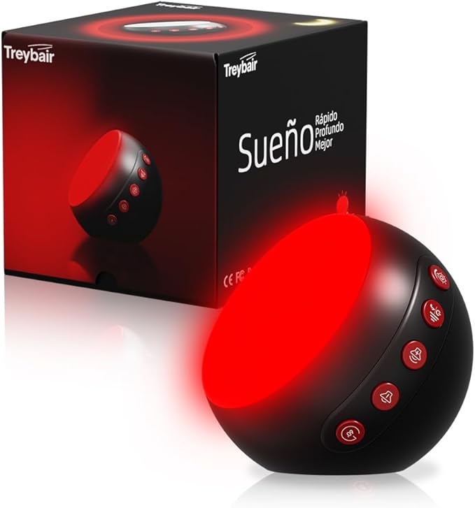 630nm Red Light Therapy Sleep Device, Red Night Light Lamp to Support Deep Relaxation and Improve Sleeping for Adult & Elderly Adults, Suitable for Valentine Gifts, Best Companion Gifts