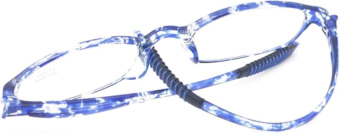 Blue Light Blocking Anti Glare Reading Glasses(Flexible and Lightweight) Plastic Portable Readers for Women