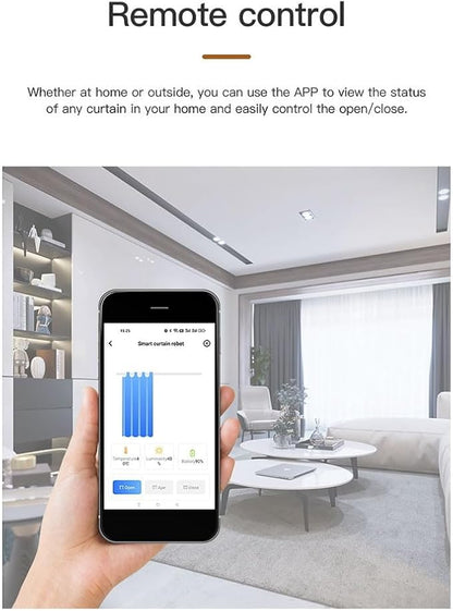 Tuya Smart WIFI Automatic Curtain Opener+Remote Roman Rod Curtains Switch Robot Remote Control for Alexa Google Home