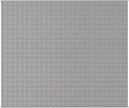 vidaXL Weighted Blanket Grey Cotton Large Weighted Blanket Rectangular