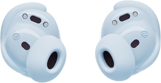 Bose QuietComfort Earbuds - True Wireless Bluetooth Earbuds with Active Noise Cancellation and Mic, USB-C Charging, IPX4 Rating, Up to 8.5 Hours of Playtime, Ice Blue - Limited Edition Color