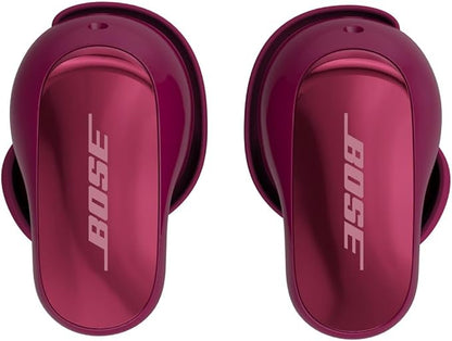 Bose QuietComfort Ultra Earbuds (2nd Gen) - Wireless Noise Cancelling Earbuds with Mic, Immersive Audio, USB-C Charging, Up to 6 Hours Battery, IPX4 Rating, Deep Plum - Limited Edition Color