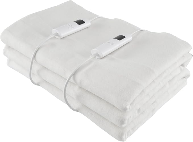 Giantex Heated Mattress Pad King, Electric Mattress Cover w/Dual Control, 9 Heat Settings, 9H Timer, Overheat Protection, Heating Bed Toppers Fit up to 10" Deep Pocket, Machine Washable Bed Warmer