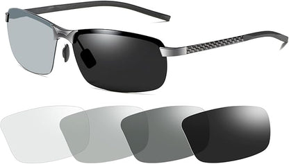 YIMI Polarized Photochromic Driving z87 Sunglasses For Men Women Day and Night safety glasses
