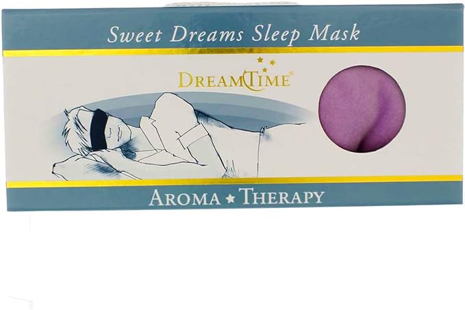 DreamTime Sweet Dreams Sleep Mask, Lavender Velvet