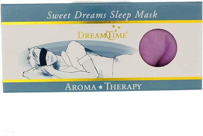 DreamTime Sweet Dreams Sleep Mask, Lavender Velvet