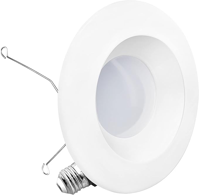 INFIBRITE 5 and 6 Inch WiFi Smart 12W 1100LM Recessed Retrofit LED Sleek Series Light Kit (Includes E26 Connector) Compatible with Alexa and Google, Wet Rated (24 Pack)