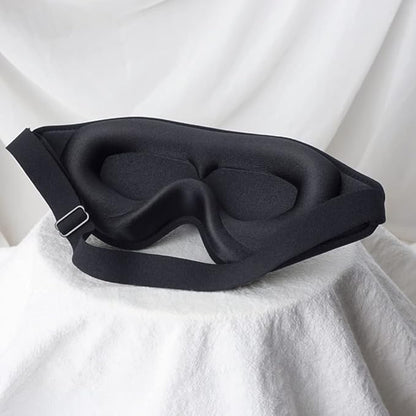 Sleep Mask, 3D Deep Contoured Eye Covers for Sleeping, 99% Block Out Light Eye Mask, Zero Pressure Cup Blindfold for Men Women, with Adjustable Strap for Sleeping, Yoga, Traveling (Black)