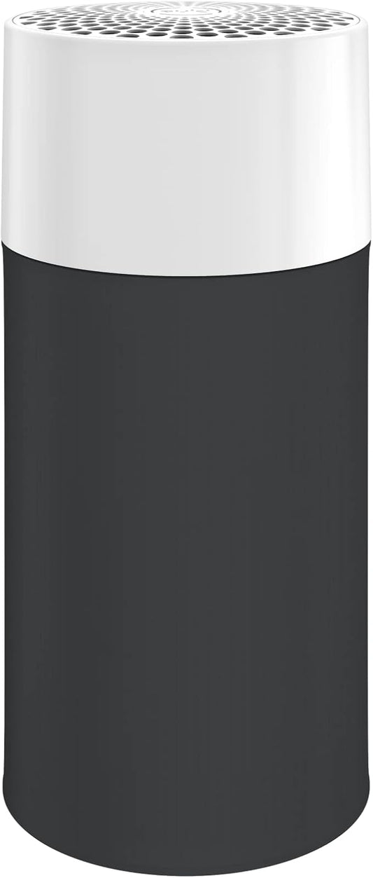 BLUEAIR Bedroom Air Purifier, Small Room Air Cleaner Dust Pet Dander Smoke Pollen Allergen, Odor Removal, for Home Office Nursery, 2 Washable Pre Filters, HEPASilent, Blue 411 (Non-Auto)