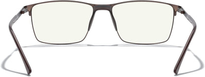 MERRY'S Fashion Blue Light Blocking Glasses - Reading Glasses Metal Frame Spring Hinge Readers for Men Eyeglasses