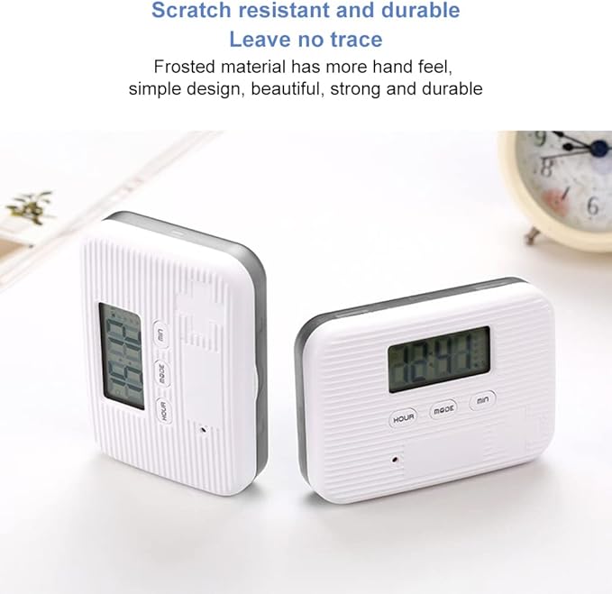 Automatic Pill Dispenser, Electronic Pill Boxes, Easy-Read LCD Display, 6 Compartments Digital Pill Reminder, Outdoor Portable Mini Pill Box with Alarm