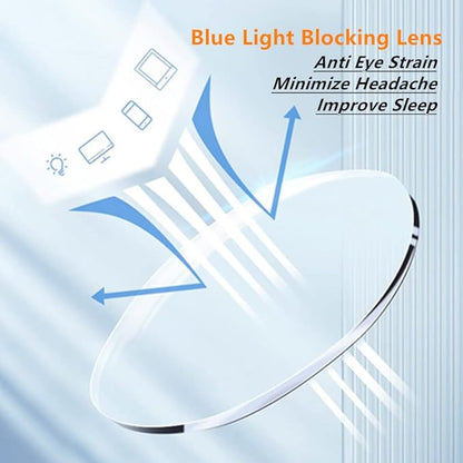 Blue Light Blocking Glasses Reading Glasses for Women Men Square Nerd Eyeglasses Frame Lightweight Reduce Eye Strain
