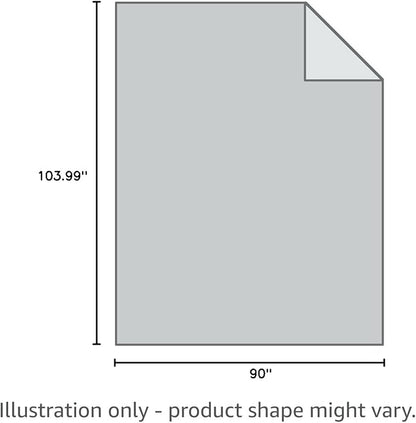 YOUR MOON Summer Lightweight Wool Comforter - Breathable & Thin Duvet Insert for Hot Sleepers, 100% Australian Wool Filling 100gsm with Pure Cotton Shell-King Size (Dark Gray)
