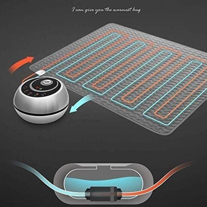 Heating Pad, Heated Blanket, Heating Electric Blanket Autumn Winter, Household Constant Temperature Water Cycle Heating Mattress, Machine Washable, Smart Touch Screen with Remote Control(90 * 180cm)