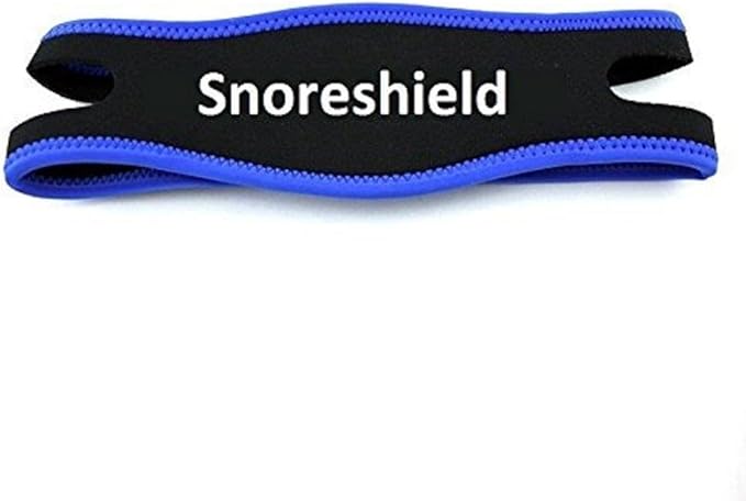 SnoreShield Anti Snore Chin Strap - The #1 Ranked Snoring Sleep Solution - Natural And Comfortable Instant Snore Stopper - Easy To Use And Adjustable