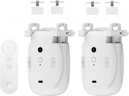 Smart Automatic Curtain Opener Remote Controlled Electric Curtain Opener Upgraded High-Performance Curtain Robot Motor with Remote Control Only Electric Curtain Opener Roman Rod/TU(2PC TU)(2PC Roman p