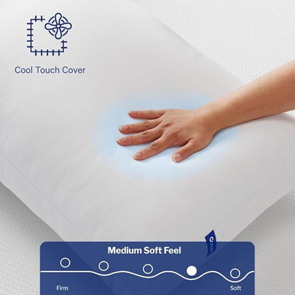 Casper Sleep Essential Cooling Pillow, King, White