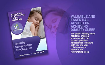 Vegetarian Melatonin Gummies for Kids, Sleep Support, 60 (2 Pack) Bundle with Exclusive Healthy Sleep Habits for Children - Better Light&Spring Guide (3 Items)