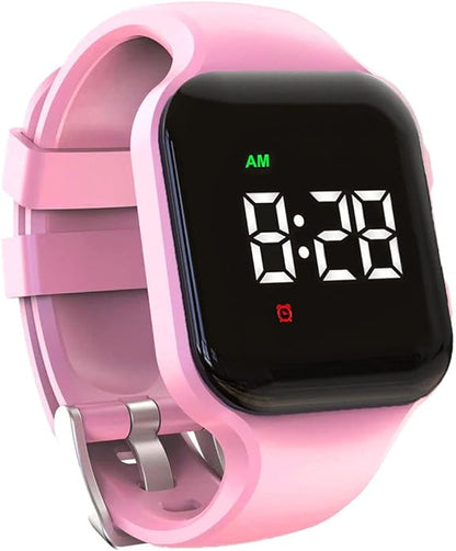 Vibrating Alarm Watch Rechargeable 15 Alarm Reminder Wristband Potty Training Watch with Lock Screen