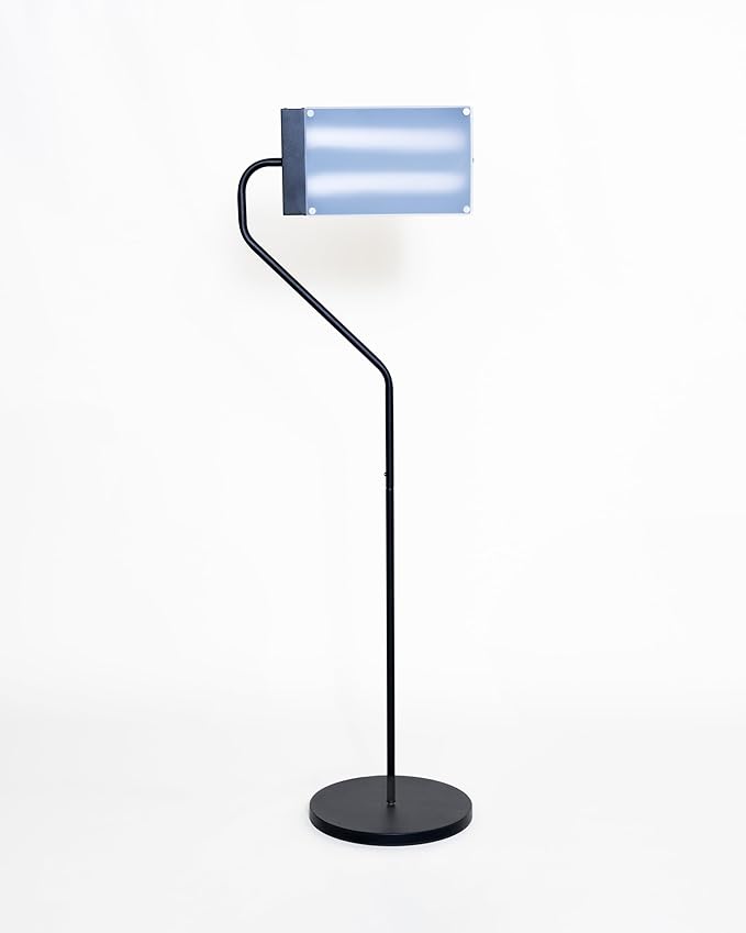 Northern Light Technologies Flamingo 10,000 Lux Bright Light Therapy Floor Lamp, Black, 4 Foot
