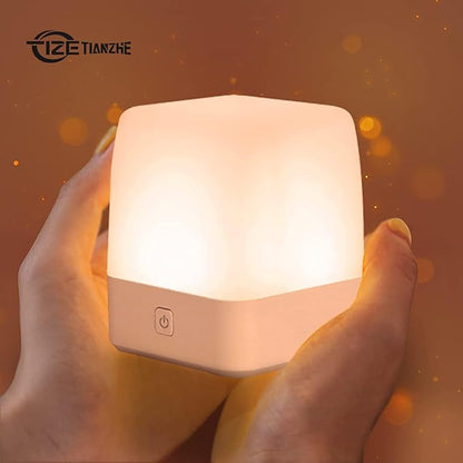 Kids Night Light，LED Touch Baby Egg Light for Nursery, Dimmable Nightlight for Bedroom Nursery Lamp Rechargeable Portable Night Light with Memory Function Bedside Light